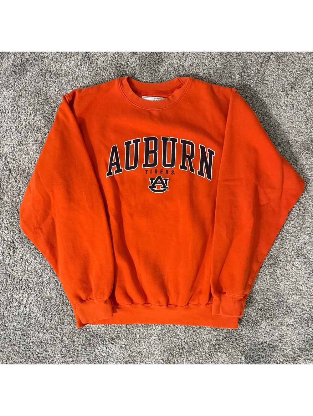Soffe Classic Auburn Tigers Orange Crewneck Sweatshirt Men’s Size Large